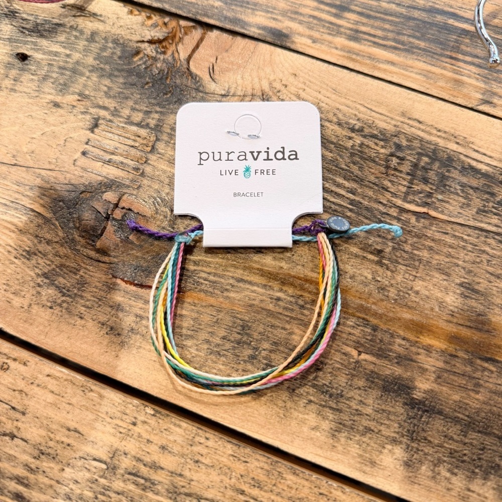 Pura Vida Bright Multi Color String Bracelet